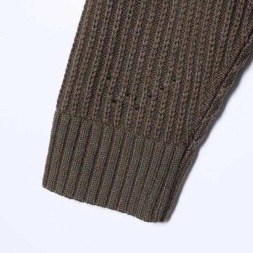 243031SDSA男士秋冬新款痞帅男装潮牌撞色缝线圆领针织衫毛衣百搭休闲 商品图4