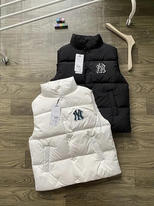 MLB情侣款NY刺绣logo羽绒马甲背心外套 商品图0