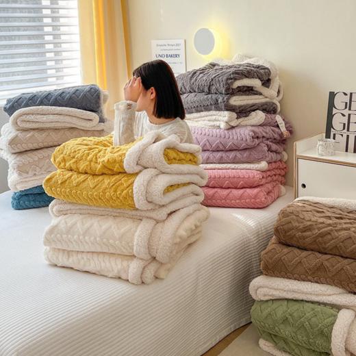 塔芙绒毛毯 ｜ 巨好看、巨暖和，拉满秋冬氛围感！ 商品图5