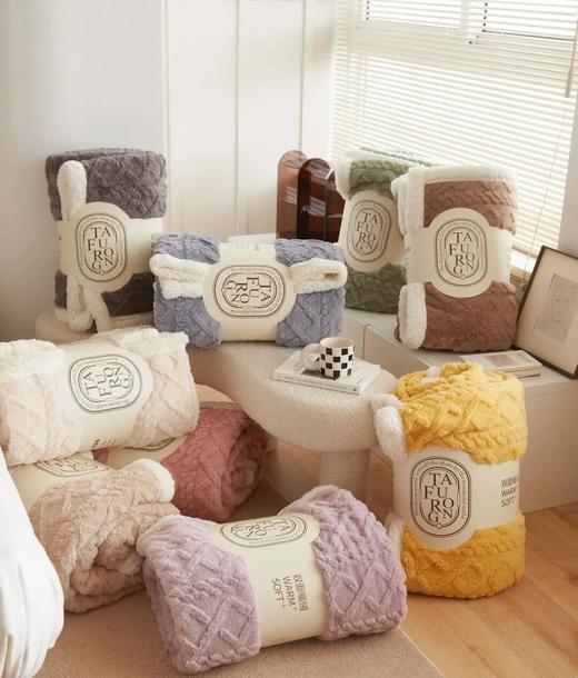 塔芙绒毛毯 ｜ 巨好看、巨暖和，拉满秋冬氛围感！ 商品图9