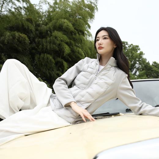 【喵小仟 百搭休闲轻羽衣】90白鸭绒  微米防风防泼水外层 时尚修身 冬季保暖 商品图6