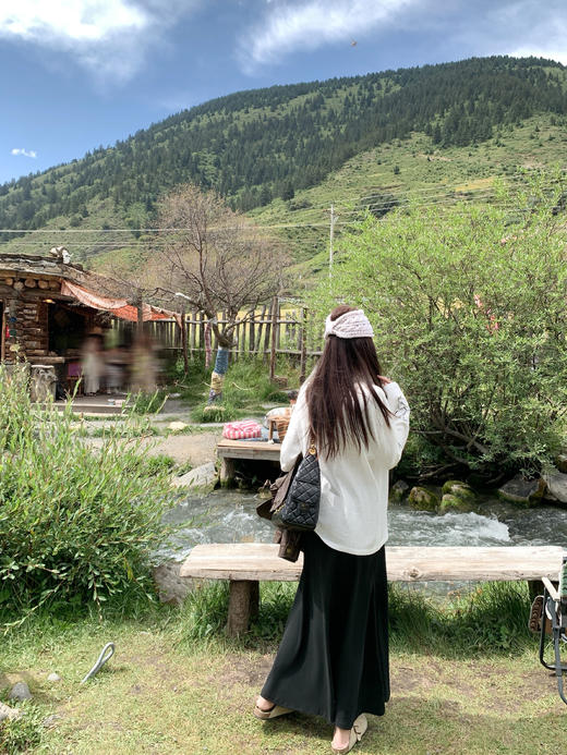 <曾小咸推荐>现货秒杀！微信超特价！韩系慵懒风花朵印花薄款长袖T恤 日常139.99 立减80 秒杀59.99！ 商品图12