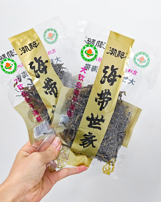 💰19.9抢6袋【渤粹 有机干海带丝】🔥中国海带之乡大钦岛🌊六月头茬嫩到掐出水 👉💯深海零污染海域养出来的好货✅有机认证 👉配料表只有海带，免洗免切💗❌  商品图0