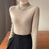 内搭外穿都有范 秋冬新款一线安迪绒半高领修身新款新品厂家新款新品2025新款长袖套头打底衫女毛衣 商品缩略图2