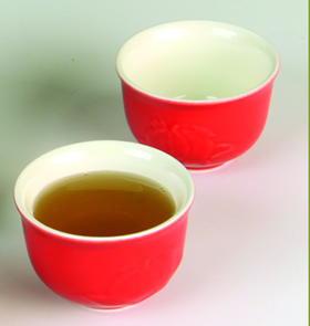 【深圳展抽奖专用】石榴小杯珊瑚红2只装