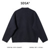 9580SDSA男士秋冬新款痞帅男装极简风纯色棒球领纽扣开衫卫衣百搭时尚 商品缩略图5