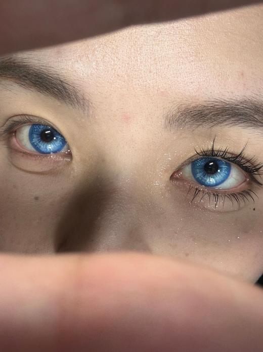 Puff Girl旗下 ｜花火盛宴&星尘余烬&浅空光轮/紫焰幻梦 ｜14.5mm白狮参考着色中大直径  日抛cos瞳2片 商品图5