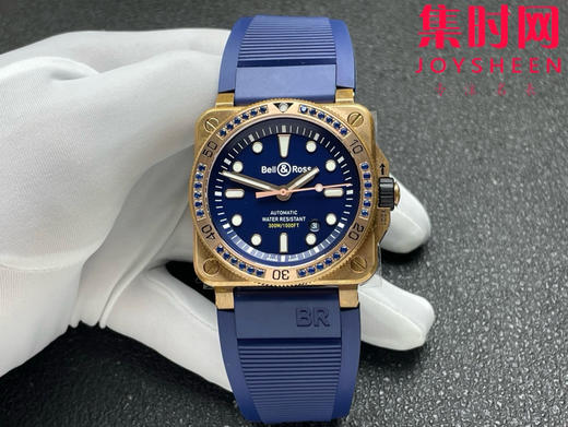 BR-柏莱士INSTRUMENTS系列BR0392 青铜壳BR-0392 方形男士腕表 商品图0