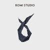 ROMI STUDIO“法式复古”100%桑蚕丝波点格调系脖丝巾 RWCAP34754 商品缩略图1