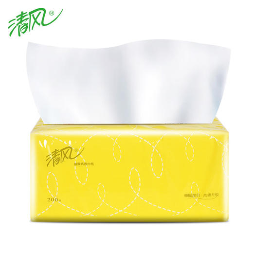 清风 经典系列抽纸2层200抽3包*1提 B0JD03B-01T 商品图2