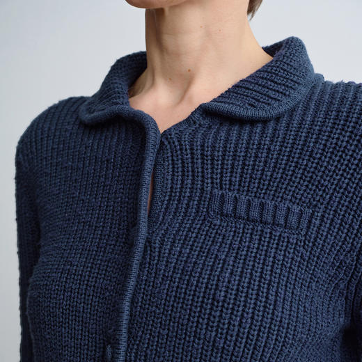 ROMI STUDIO"枫林尽染"棉质挺阔饱满精致娃娃领开衫 RWCAWZ4685 商品图13