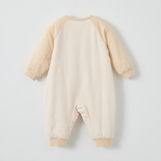 怡比躲猫猫长袖系带哈衣HY25WIN024咖白色调52#-66# 商品图7