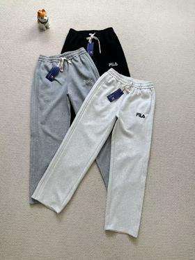 FL男士针织运动长裤秋冬款宽松直筒裤时尚舒适休闲裤，超值好货