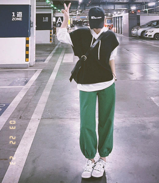 小马刺绣加绒加厚卫裤101608 商品图9