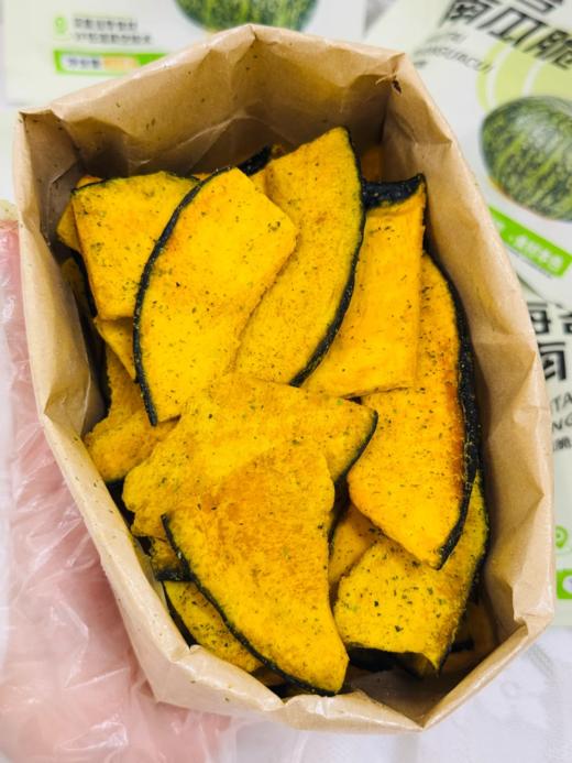 脆香好吃 | 低卡海苔南瓜脆 海苔果蔬干 休闲零食小吃 25g*7 商品图2