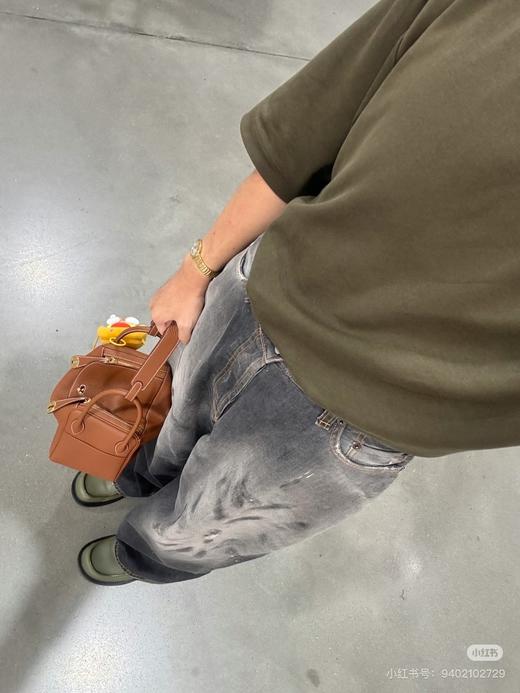 【头层TC纹荔枝牛皮】手工缝制枕头包真皮女包单肩斜挎手提包女秋冬 商品图14