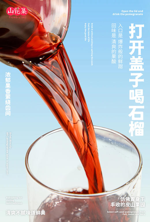 新疆特产山花集石榴汁 果汁丰盈 商品图1