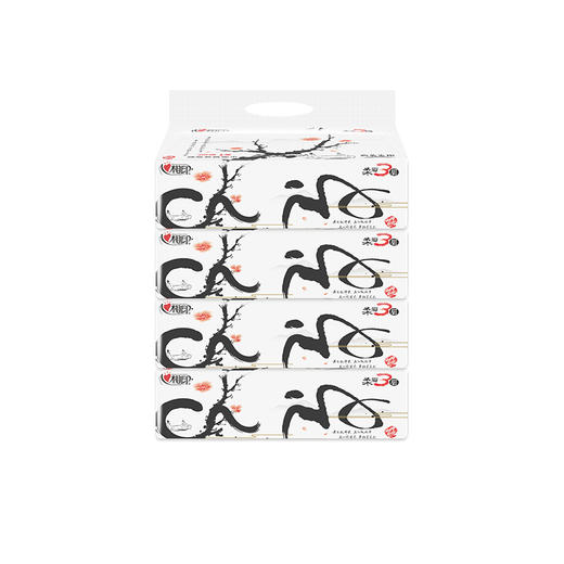 心相印 商用中国风系列三层塑装纸面巾（24包） ADB17216 商品图4