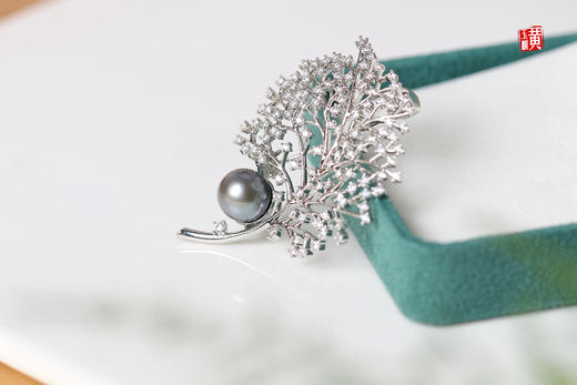 【财宝树】大溪地海水珍珠胸针 商品图4