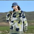 马得工地/MDGDMY244411/圈圈纱迷彩圆领套头毛衣 商品图0