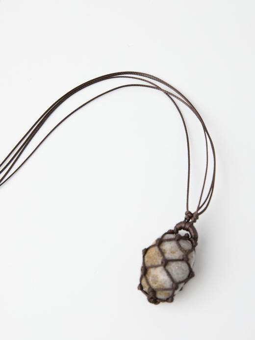 ROMI STUDIO 非金属棉绳项链 手工编织珊瑚石吊坠项链 RWCLPJ3591(现货） 商品图10