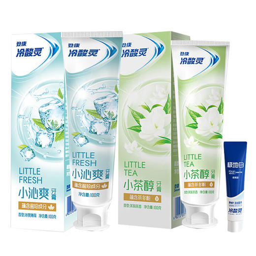 冷酸灵 小茶醇牙膏100g+小沁爽牙膏100g+随机30g S0CS-03 商品图0