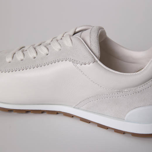 ROMI STUDIO绒面牛皮和羊皮革复古休闲平底德训鞋 RWCLP31954 商品图6