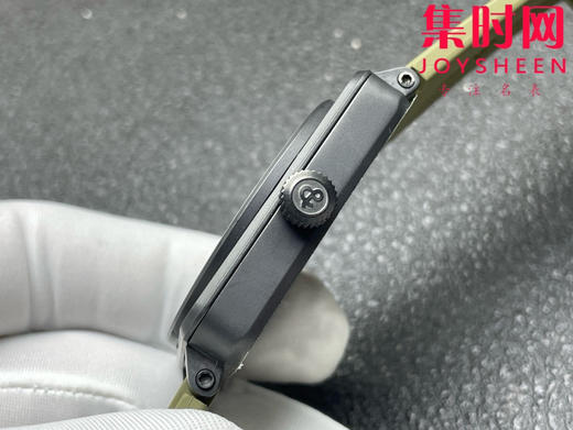 BR-柏莱士INSTRUMENTS系列BR0392 青铜壳BR-0392 “牛油果绿” 方形男士腕表 陶瓷壳搭配天然橡胶表带 商品图6