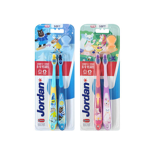 Jordan*婴童牙刷（Step3）双只装（ 6-9岁）颜色随机 商品图13