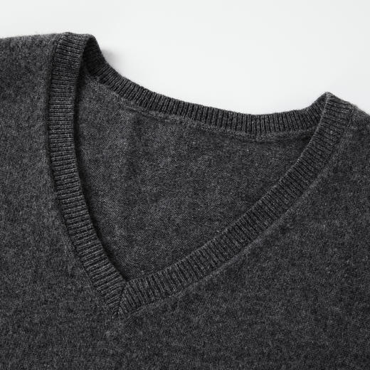 ROMI STUDIO7针山羊绒绵羊毛软糯舒适v领宽松套头毛衣RWBWSY1462 商品图2