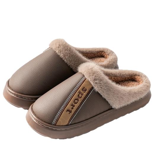 【大码男士棉鞋】秋冬新款 中老年居家室内防滑保暖厚底棉拖鞋男士  商品图4