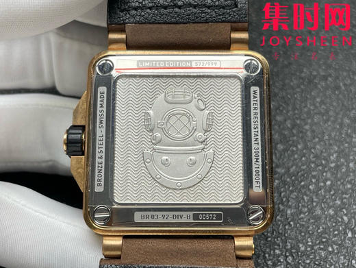 BR-柏莱士INSTRUMENTS系列BR0392 青铜壳BR-0392 方形男士腕表 商品图7