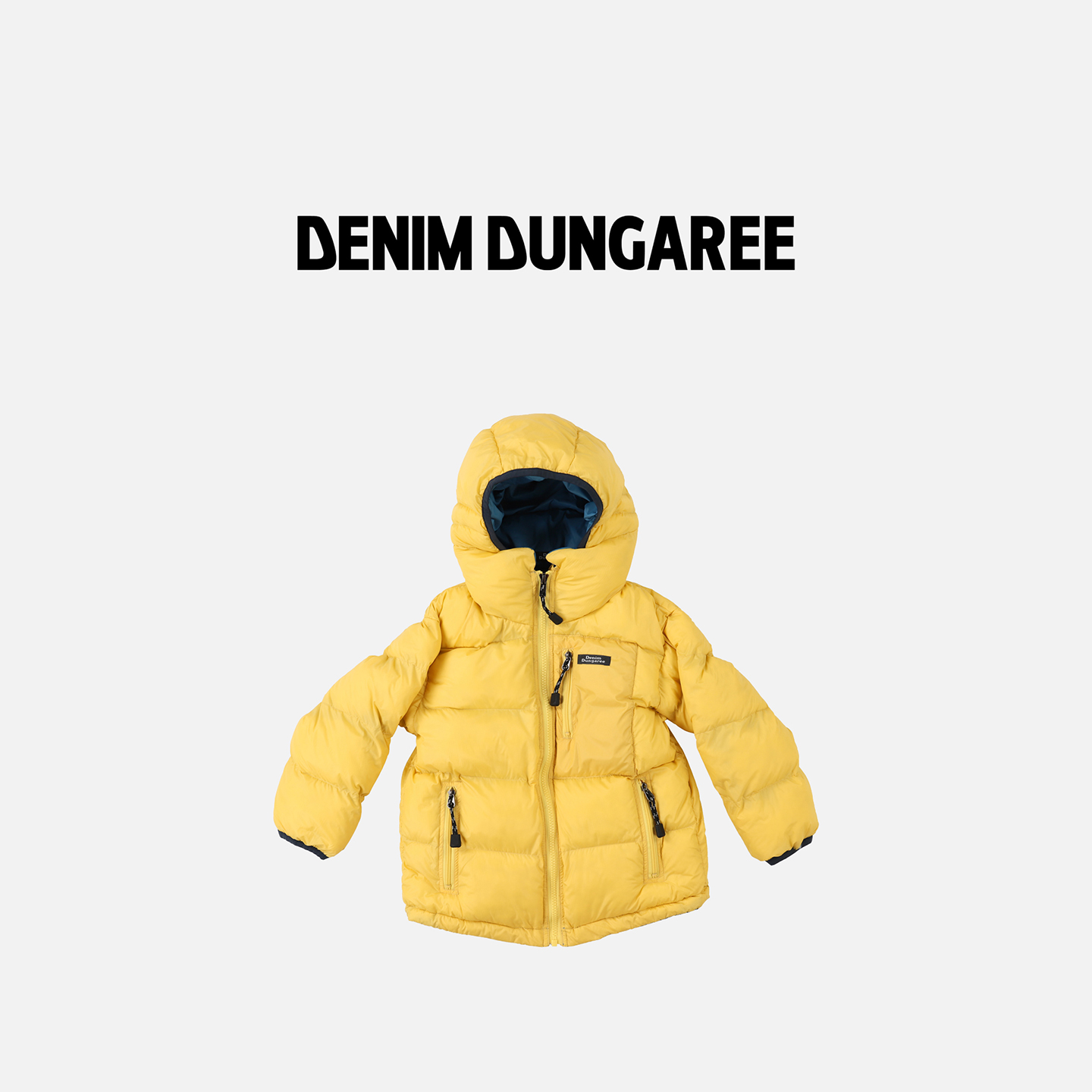 日本DD童装 DENIM DUNGAREE 塔夫绸加绒派克外套