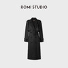 ROMI STUDIO 100%桑蚕丝双排扣翻领收腰长款风衣外套 RWCAWG4751 商品缩略图10