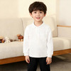 【儿童服饰丨儿童纯色polo衫】选用纯棉面料，亲肤舒适透气，做工精细走线工整，男款POLO领，女款娃娃领，男女款纽扣色做了区分，胸前有小口袋设计，简约百搭，90-170码可选~ 商品缩略图5