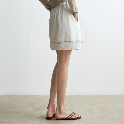 ROMI STUDIO“夏日松弛”羊皮革复古编织夹趾平底凉鞋 RWCRP33479【发货时间25天】 商品图0