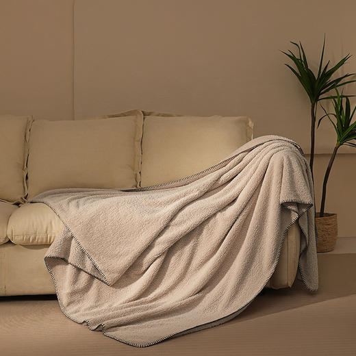 【秒杀 商超爆款】丝享双面舒棉绒多功能毯 暖绒光年 商品图4