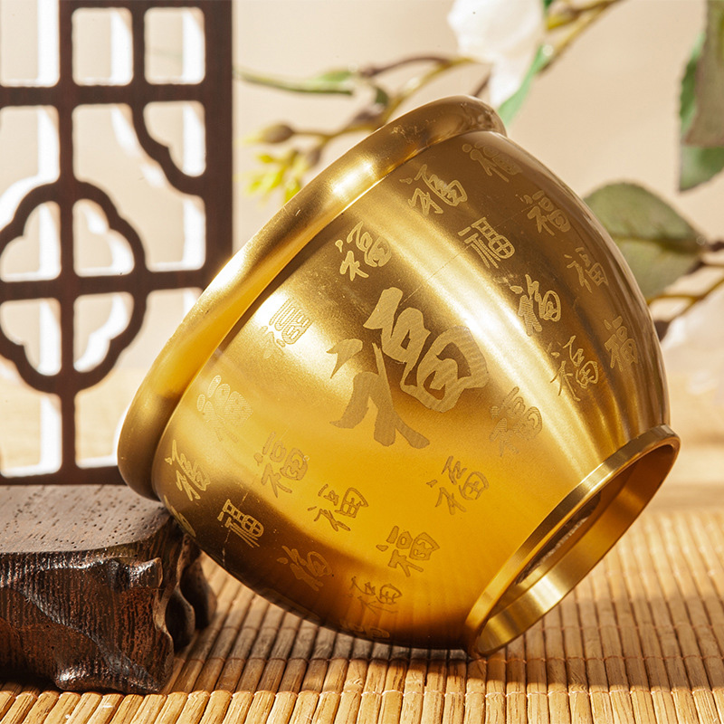 【财富】百福米缸聚宝进财盆 金银满屋大满盆