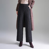 毛呢加厚九分阔腿裤通勤时尚西装裤，垂坠感修身直筒裤MYX-YBS-85102-L 商品缩略图0