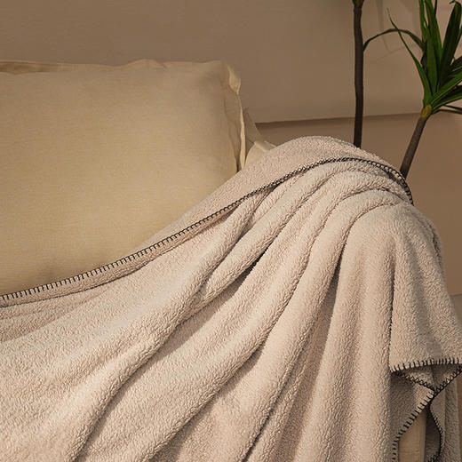 【秒杀 商超爆款】丝享双面舒棉绒多功能毯 暖绒光年 商品图5