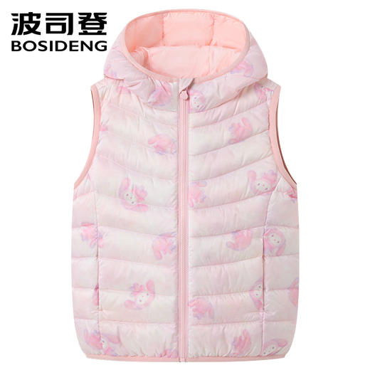 波司登25新款马甲女童儿童三防羽绒服马甲男童背心T250135520 商品图0