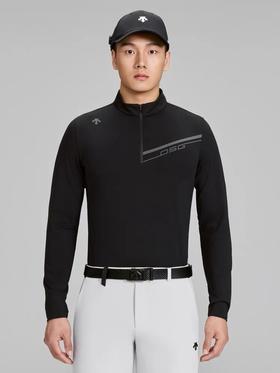 DES迪桑T 秋冬新品 高尔夫 男士立领长袖POLO衫