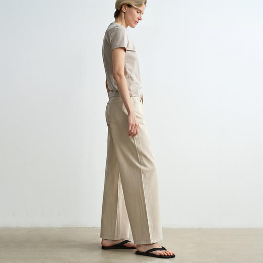 ROMI STUDIO“夏日漫步”撞色平底休闲夹趾女士人字拖鞋 RWCRP32908 商品图0