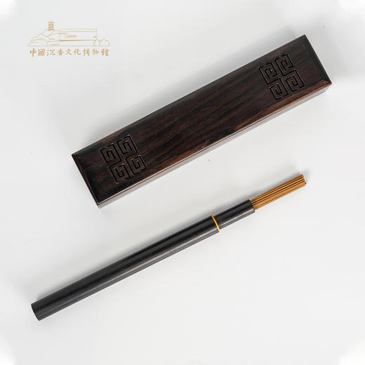 黑檀回纹两件套(棋韵) 送礼商务沉香线香高端礼盒 商品图3