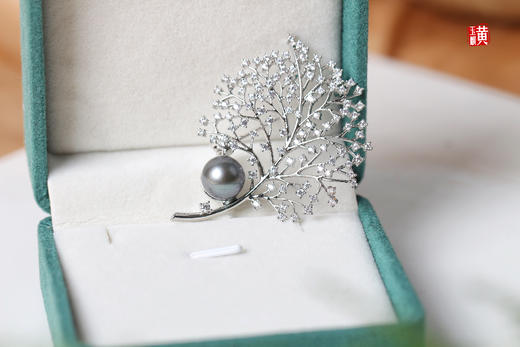 【财宝树】大溪地海水珍珠胸针 商品图2