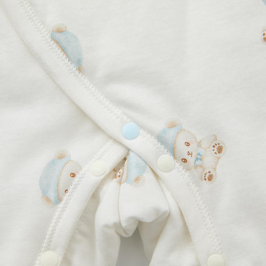 怡比晚安小熊长袖系带哈衣HY25WIN020冰蓝/花蓝色调52#-66# 商品图13