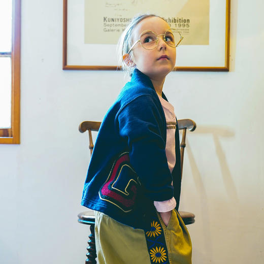 日本G2H童装 GO TO HOLLYWOOD 字母 G 开衫外套 商品图2