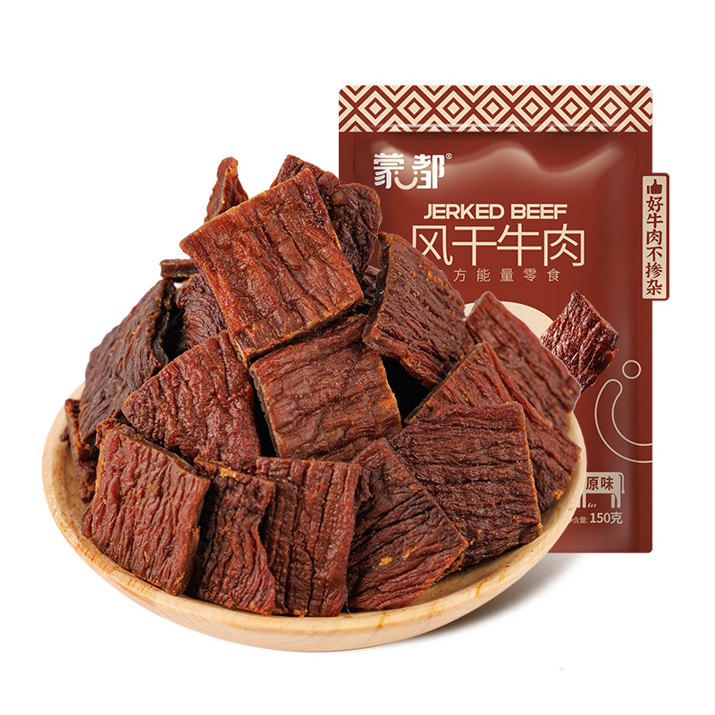 蒙都内蒙古超干牛肉干草原牛肉干150g/袋