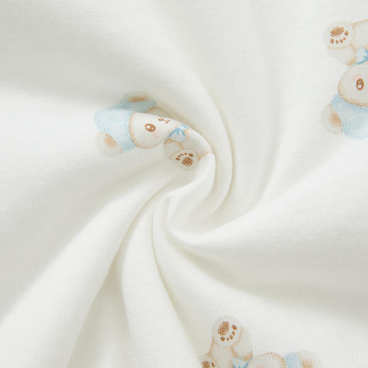 怡比晚安小熊长袖开襟哈衣HY25WIN021花蓝色调59#-90# 商品图13