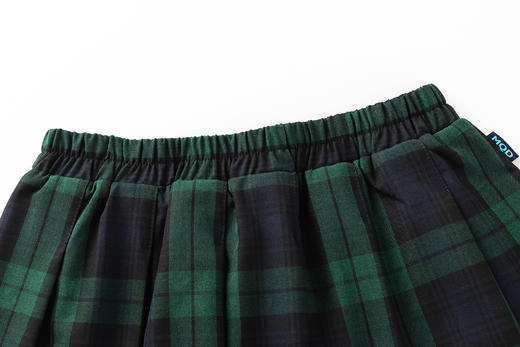 【秒】【特】【MQD】女童学院风英伦格百搭短裙 商品图2